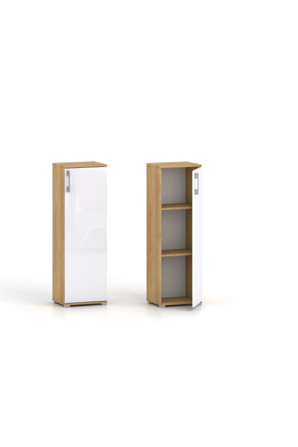 Regał komoda Pola 1D 110 x 40 cm Hikora naturalna